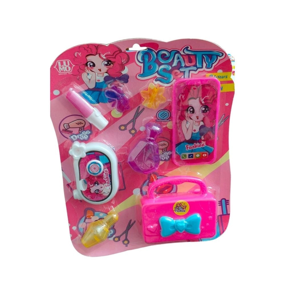 Beauty Make Up Role Play Set for Girls | Plastic | Toys| 3+ Years