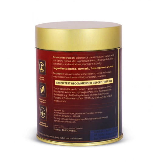 Generic Women's Vixa Naturals Dark Brown Mix Hair Color | Henna Powder for Hair | Natural Black Herbal Hair Dye | Organic Mehndi with Indigo, Tulsi, Baheda & Thankuni | 25g x 8