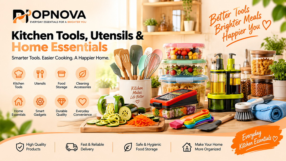 Kitchen Tools, Utensils & Home Essentials