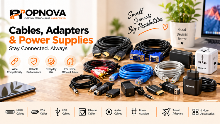 Cables, Adapters & Power Supplies
