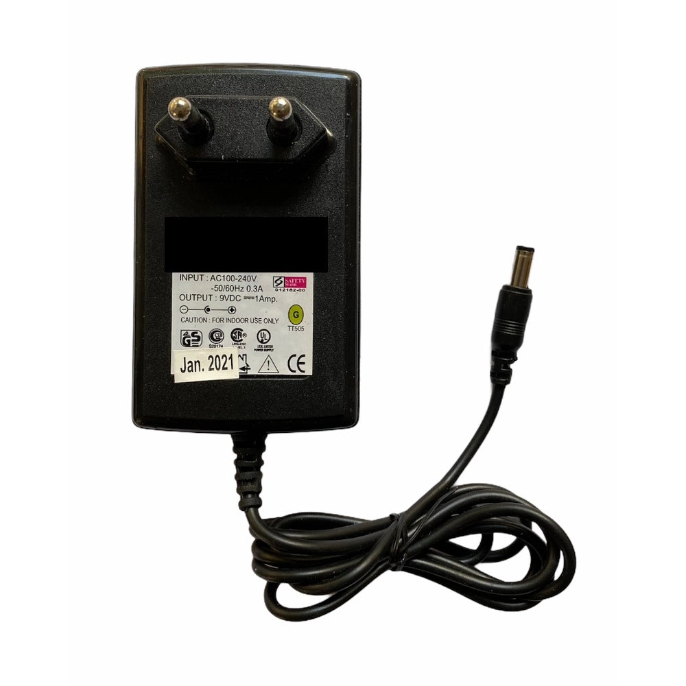 9V 1A Power Adapter, Power Supply AC Input 100 240 V and Output 9V 1A for Set Top Box_DTH Box, CCTV System, Router, Other Electronics And IT Gadgets with DC Pin (Black) - product image 1