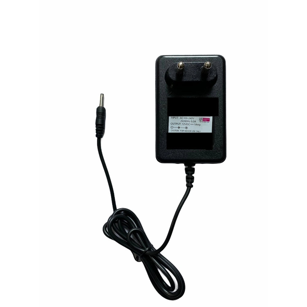 12V 1A Power Adapter, Power Supply AC Input 100 240 V and Output 12V 1A for Set Top Box_DTH Box, CCTV System, Router, Other Electronics And IT Gadgets with Vtech Pin (Black) - product image 1