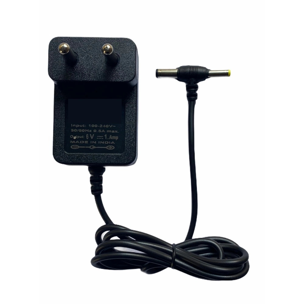 6V 1A Power Adapter, Power Supply AC Input 100 240 V and Output 6V 1A for Set Top Box_DTH Box, CCTV System, Router, Other Electronics And IT Gadgets with DC And Sony Pin (Black) - product image 1