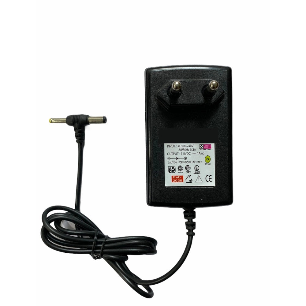 7.5V 1A Power Adapter, Power Supply AC Input 200 240 V And Output 7.5V 1A for Set Top Box_DTH Box, CCTV System, Router, Other Electronics And IT Gadgets with DC And Sony Pin (Black) - product image 1