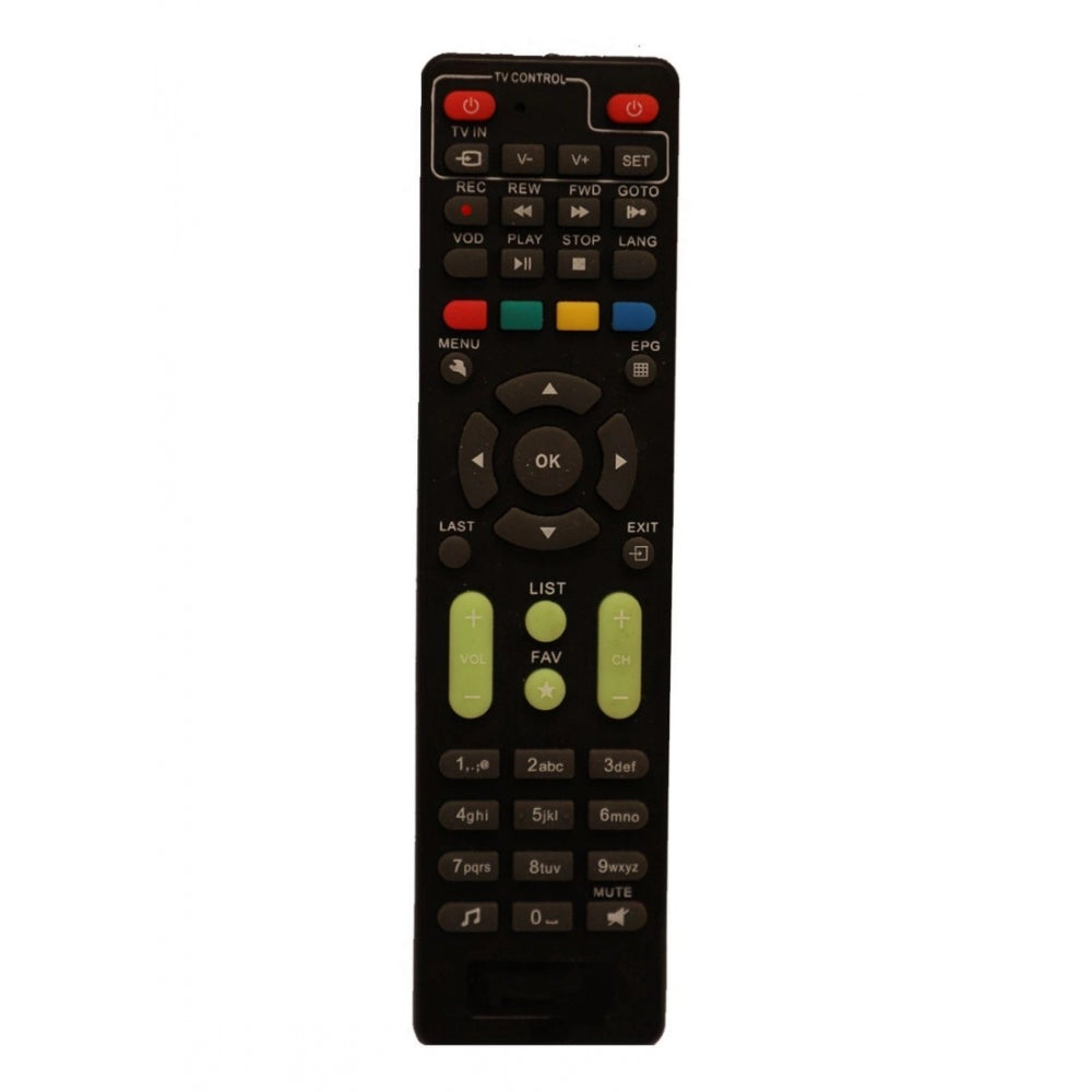 Generic Set Top Box Remote, Compatible With GTPL Hd Set Top Box Remote Control_Old Remote Functions Must Be Exactly Same (Color:Multi) - POPNOVA