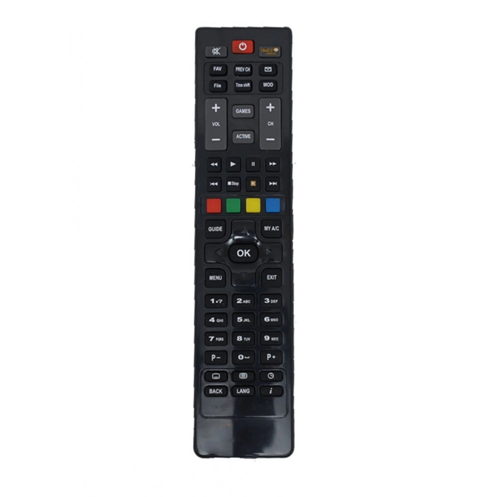 Generic DTH Set Top Box Remote (With Recording), Compatible With Dish TV+ Hd Set Top Box Remote_Old Remote Functions Must Be Exactly Same (Color:Multi) - POPNOVA