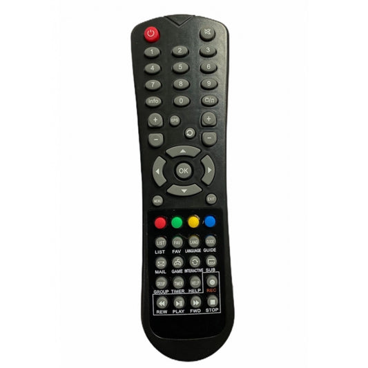 Generic Set Top Box Remote With Recording, Compatible With Siti Cable Set Top Box Remote Control_Old Remote Functions Must Be Exactly Same (Color:Multi) - POPNOVA
