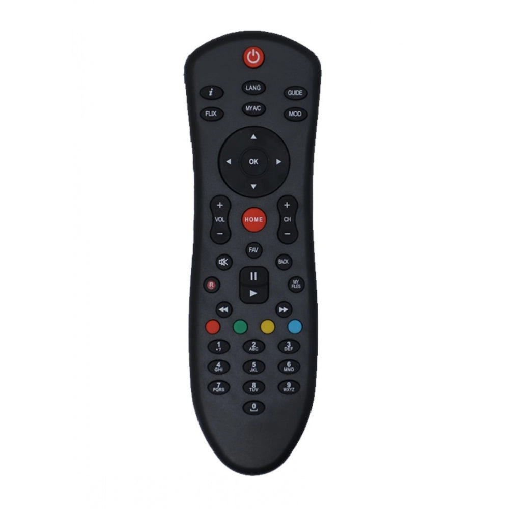 Generic DTH Set Top Box Remote (With Recording), Compatible With Dish TV Sd_Hd Set Top Box Remote_Old Remote Functions Must Be Exactly Same (Color:Multi) - POPNOVA