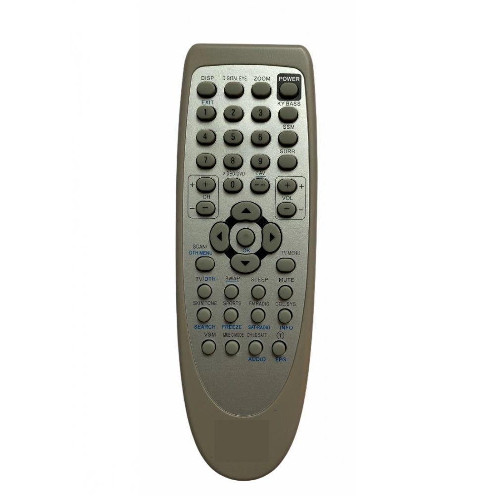 Generic Crt TV Remote No. 115, Compatible With Onida TV Remote Control_Old Remote Functions Must Be Exactly Same (Color:Multi) - POPNOVA