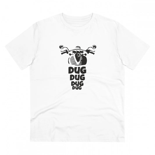 Bike Ride Design Printed T-Shirt for Men (Style 2) - White, Round Neck, Half Sleeve - POPNOVA - photo 1