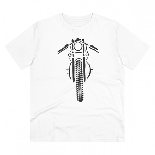 Bike Ride Design Printed T-Shirt for Men (Style 15) - White, Round Neck, Half Sleeve - POPNOVA - photo 1