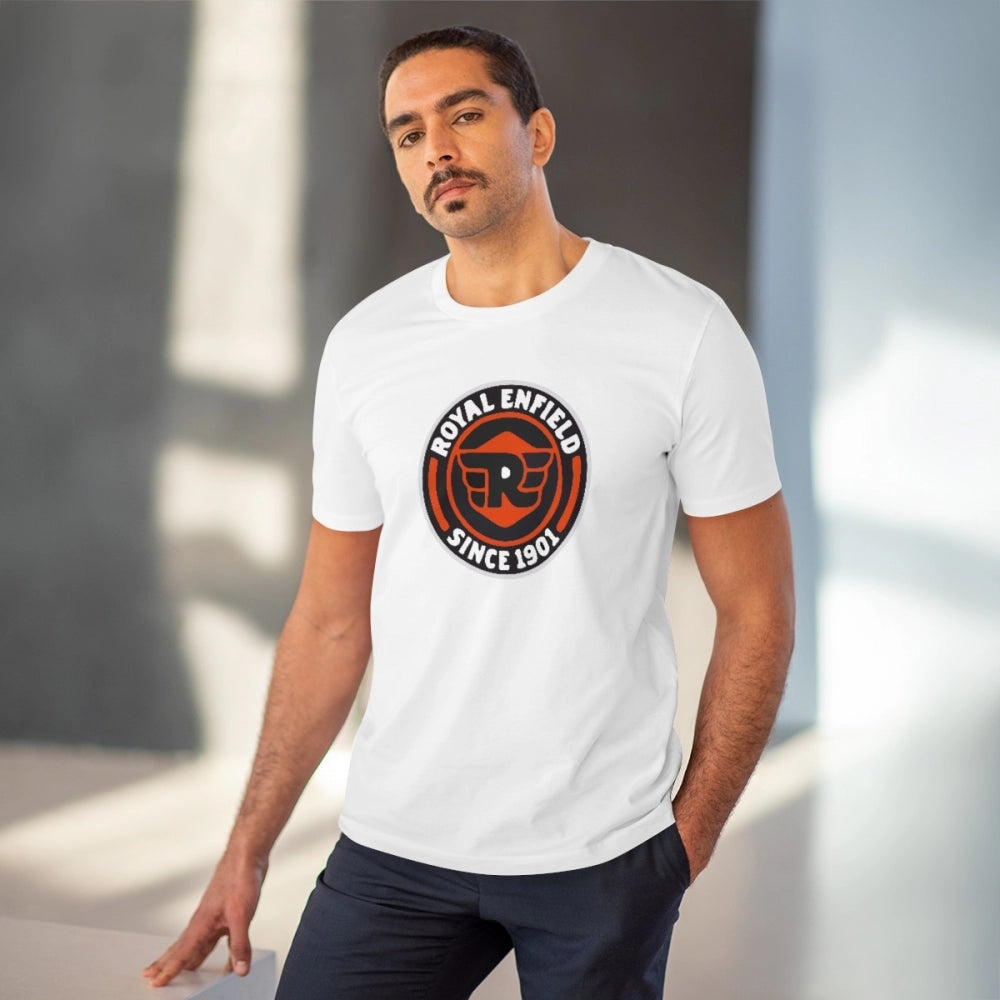 Bike Ride Design Printed T-Shirt for Men (Style 9) - White, Round Neck, Half Sleeve - POPNOVA - photo 2