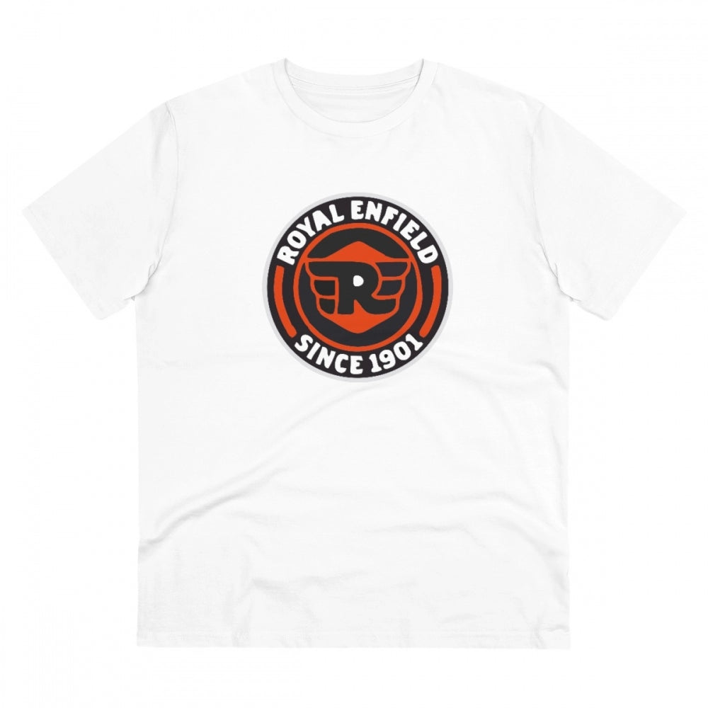 Bike Ride Design Printed T-Shirt for Men (Style 9) - White, Round Neck, Half Sleeve - POPNOVA - photo 1