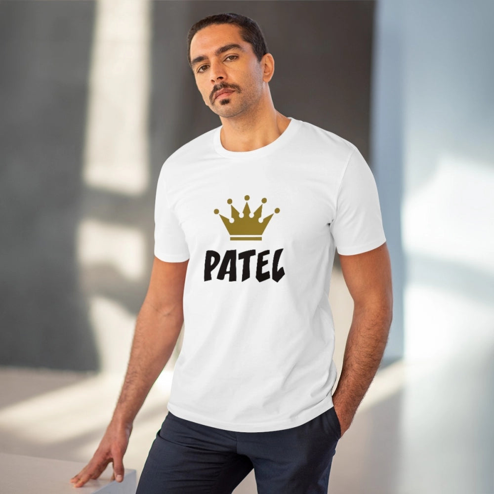 Patel Printed T-Shirt for Men - White, Round Neck, Half Sleeve - POPNOVA - photo 2