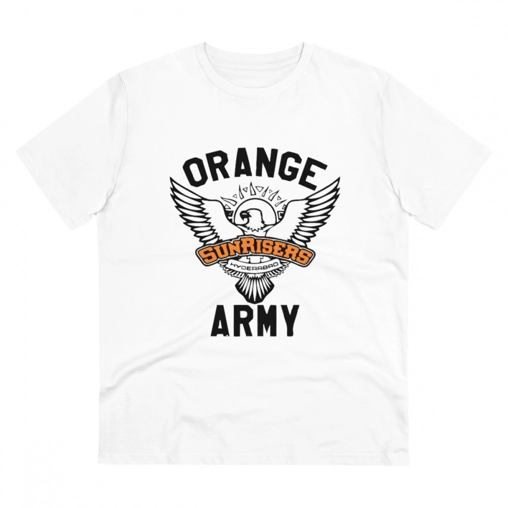 Cricket Design Printed T-Shirt for Men (Style 16) - White, Round Neck, Half Sleeve - POPNOVA - photo 1