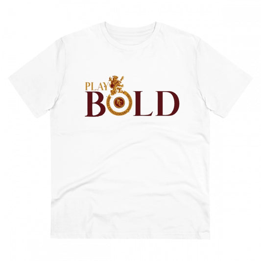 Cricket Design Printed T-Shirt for Men (Style 14) - White, Round Neck, Half Sleeve - POPNOVA - photo 1