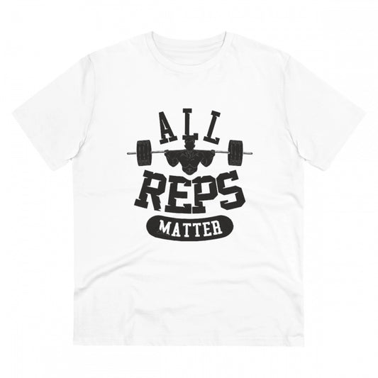All Reps Matter Printed T-Shirt for Men - White, Round Neck, Half Sleeve - POPNOVA - photo 1
