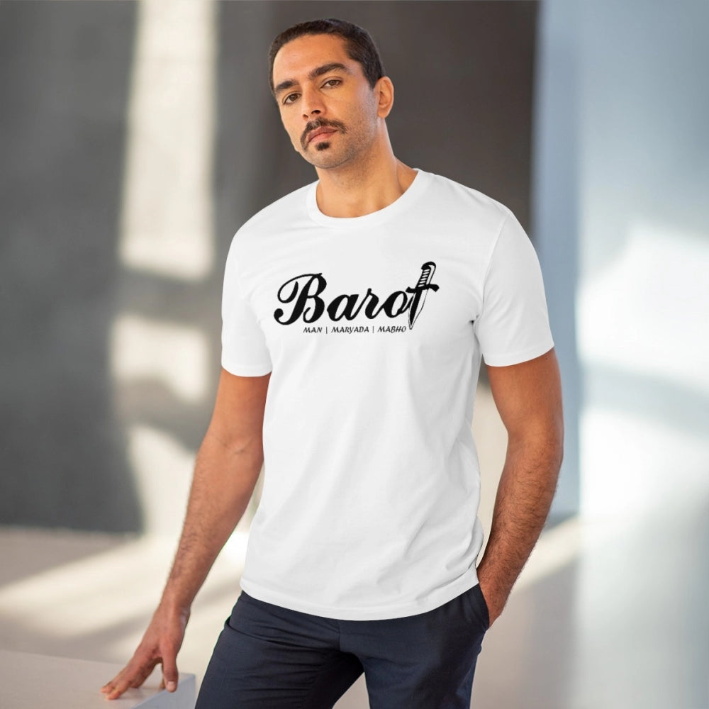 Cast Design Barot Printed T-Shirt for Men - White, Round Neck, Half Sleeve - POPNOVA - photo 2