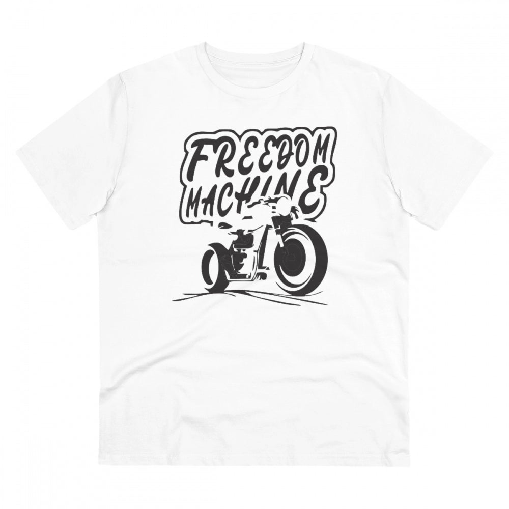 Bike Ride Design Printed T-Shirt for Men (Style 11) - White, Round Neck, Half Sleeve - POPNOVA - photo 1