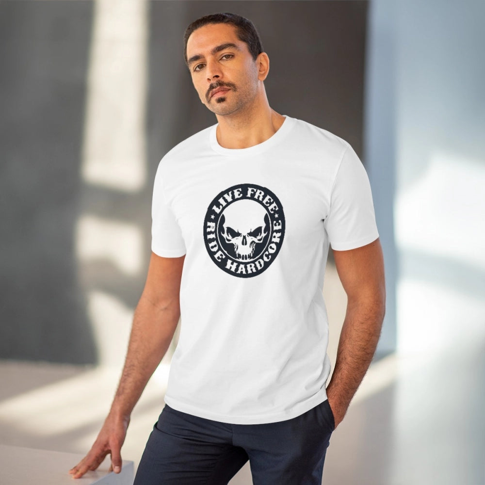 Bike Ride Design Printed T-Shirt for Men (Style 10) - White, Round Neck, Half Sleeve - POPNOVA - photo 2