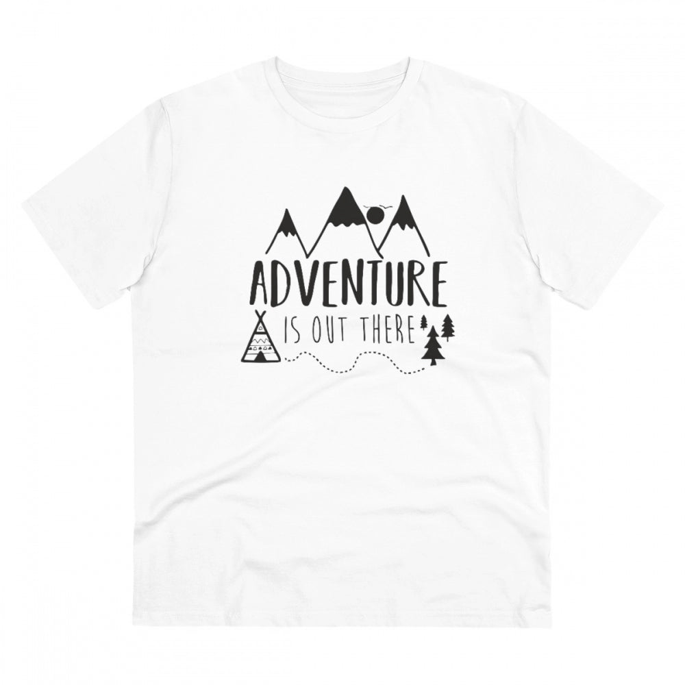 Explore The Unseen Printed T-Shirt for Men (Style 3) - White, Round Neck, Half Sleeve - POPNOVA - photo 1