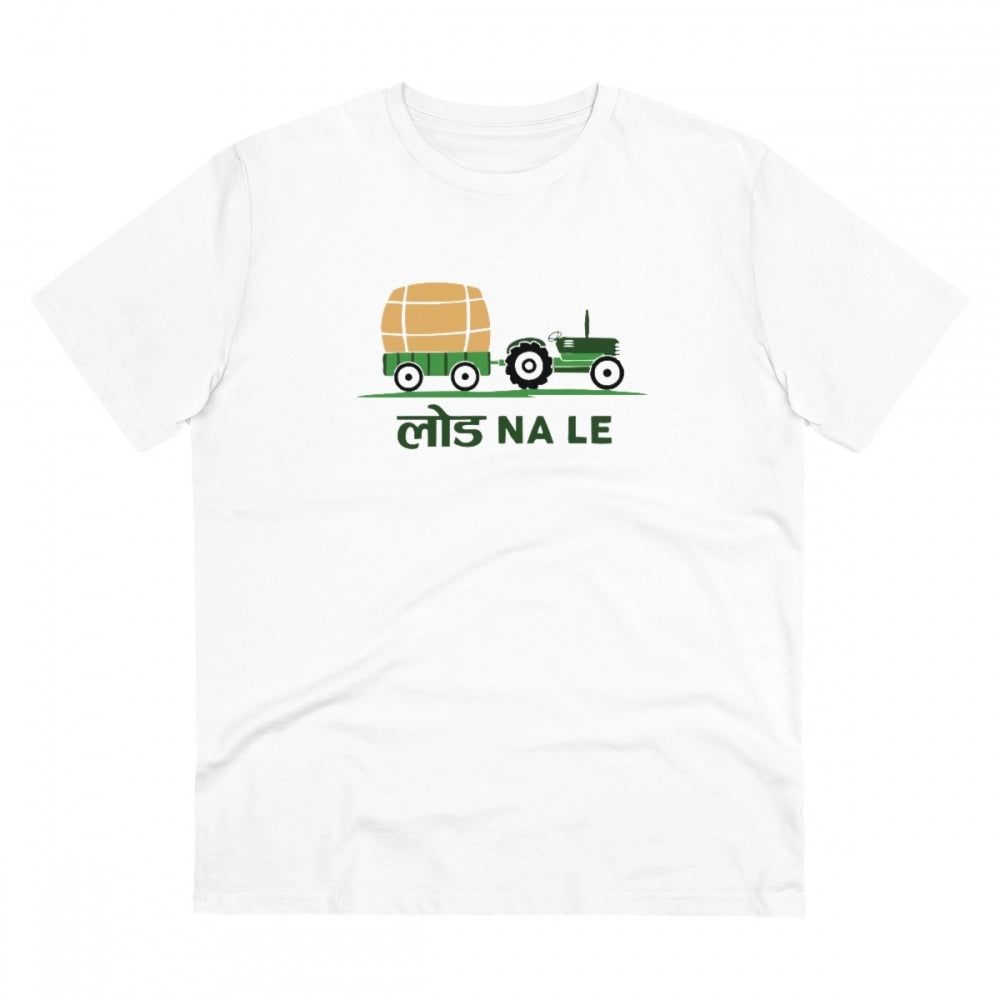 Load Na Lee Printed T-Shirt for Men - White, Round Neck, Half Sleeve - POPNOVA - photo 1