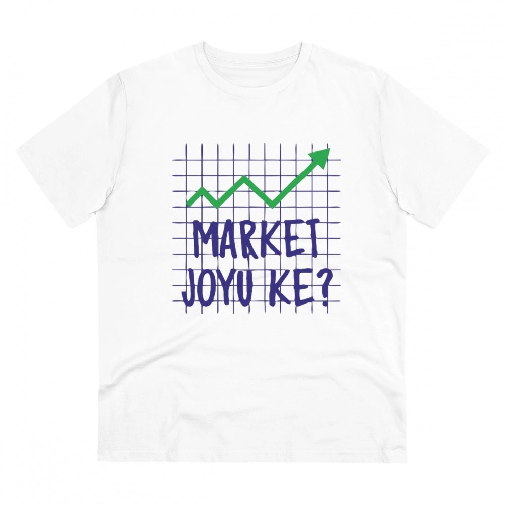 Market Joyu Che Printed T-Shirt for Men - White, Round Neck, Half Sleeve - POPNOVA - photo 1