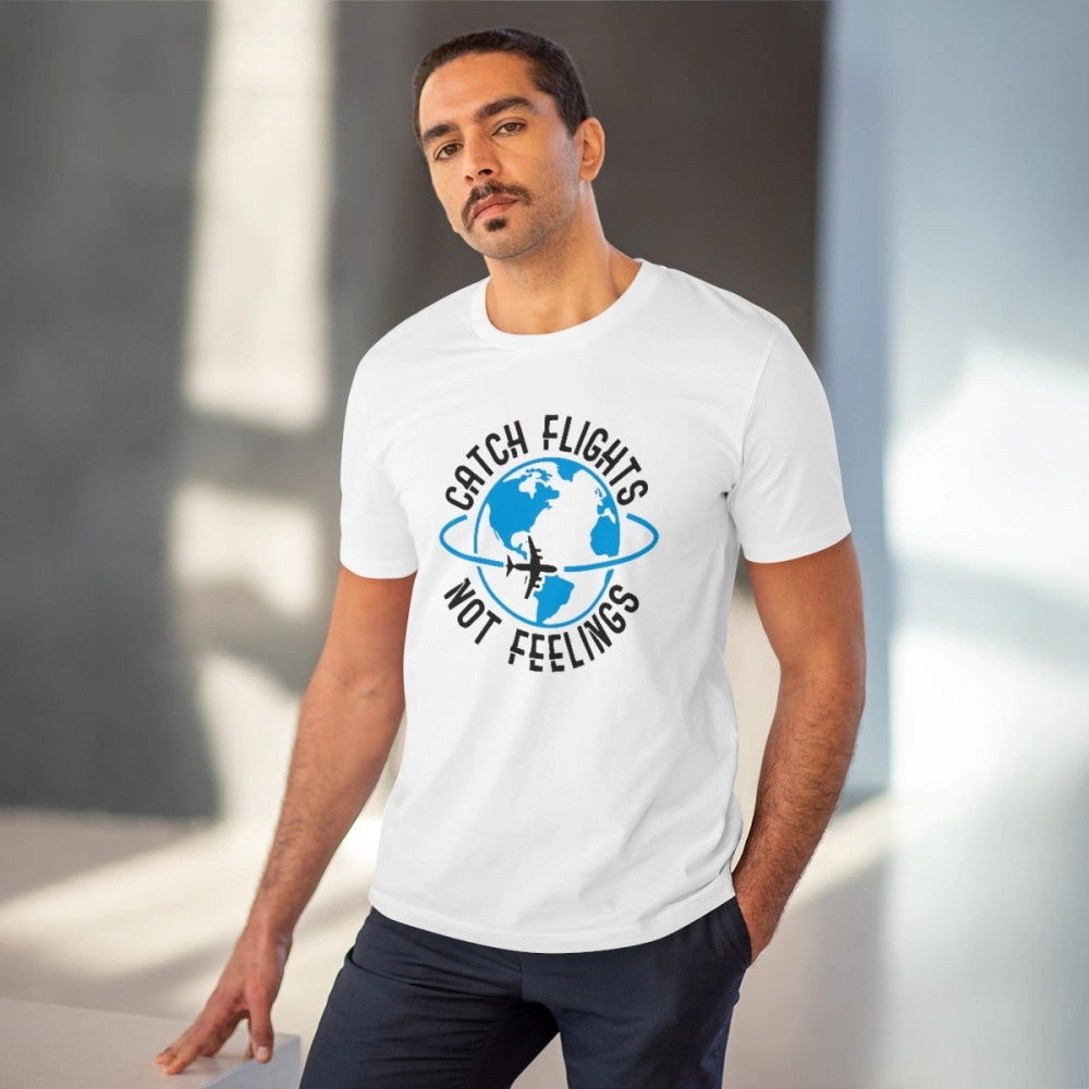 Explore The Unseen Printed T-Shirt for Men (Style 7) - White, Round Neck, Half Sleeve - POPNOVA - photo 2