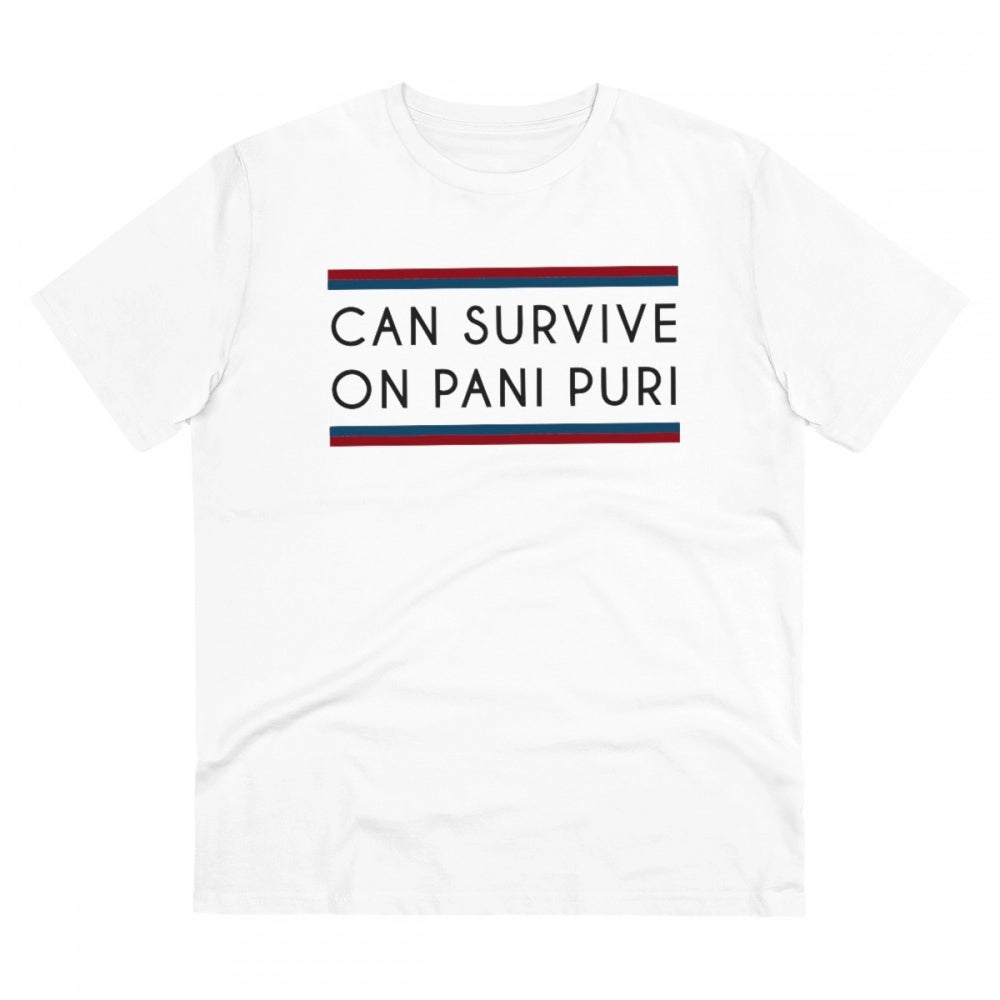 Quotes Printed T-Shirt for Men - White, Round Neck, Half Sleeve - POPNOVA - photo 1