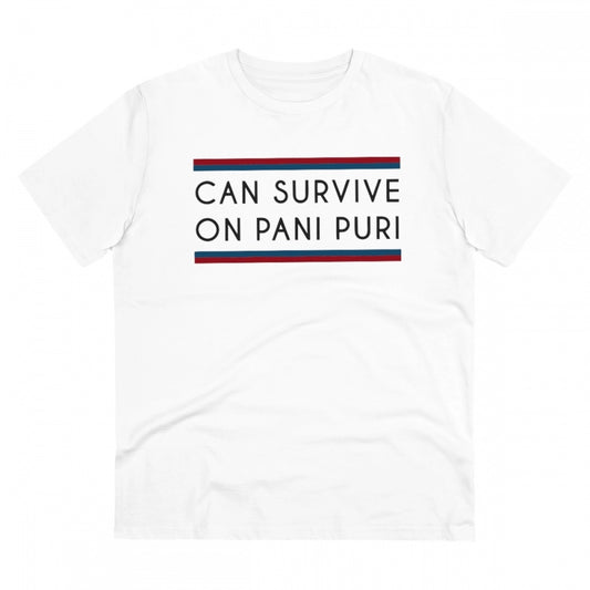 Quotes Printed T-Shirt for Men - White, Round Neck, Half Sleeve - POPNOVA - photo 1