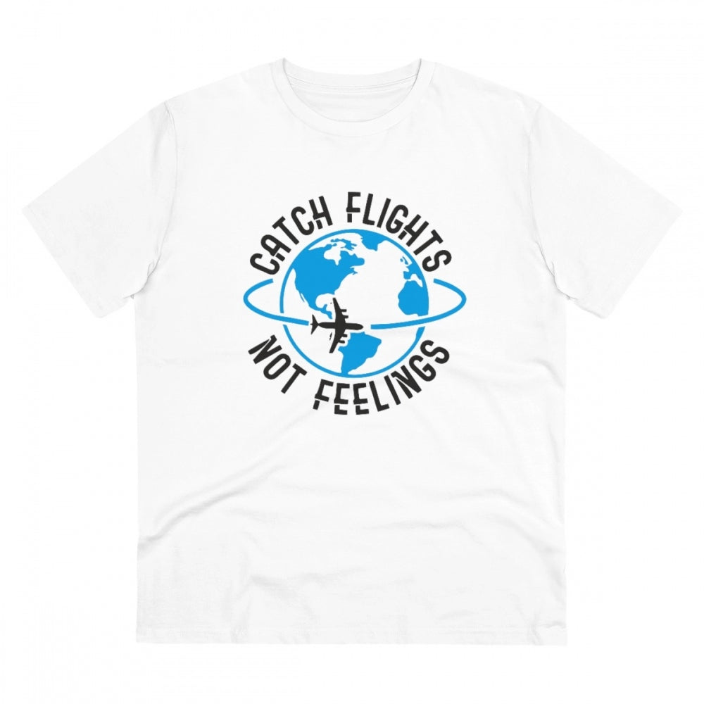 Explore The Unseen Printed T-Shirt for Men (Style 7) - White, Round Neck, Half Sleeve - POPNOVA - photo 1