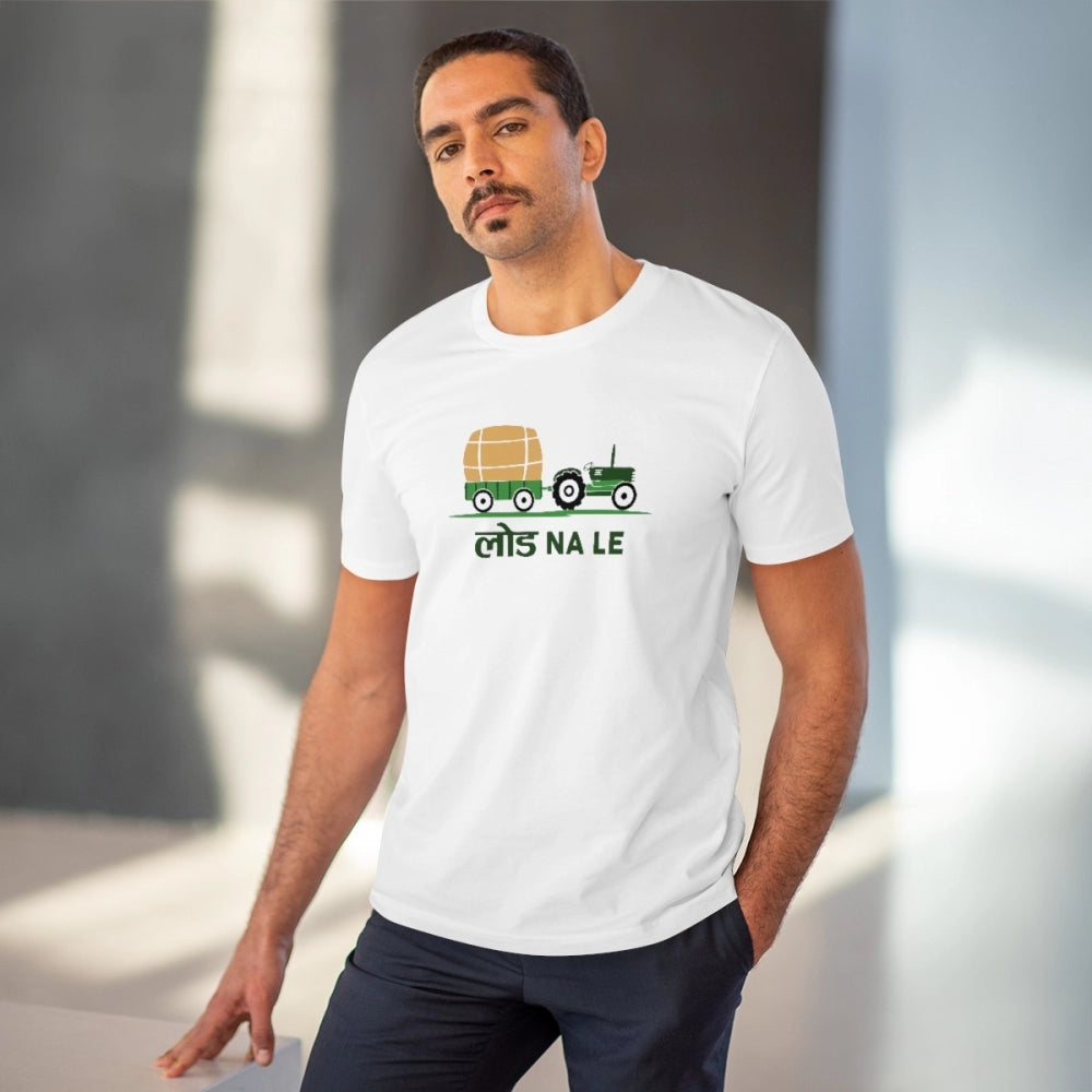 Load Na Lee Printed T-Shirt for Men - White, Round Neck, Half Sleeve - POPNOVA - photo 2