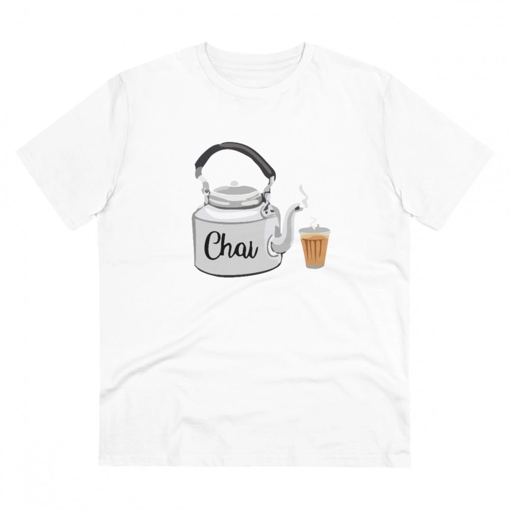 Marathi Design Printed T-Shirt for Men (Style 10) - White, Round Neck, Half Sleeve - POPNOVA - photo 1