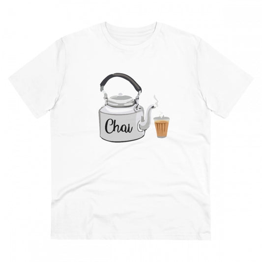 Marathi Design Printed T-Shirt for Men (Style 10) - White, Round Neck, Half Sleeve - POPNOVA - photo 1
