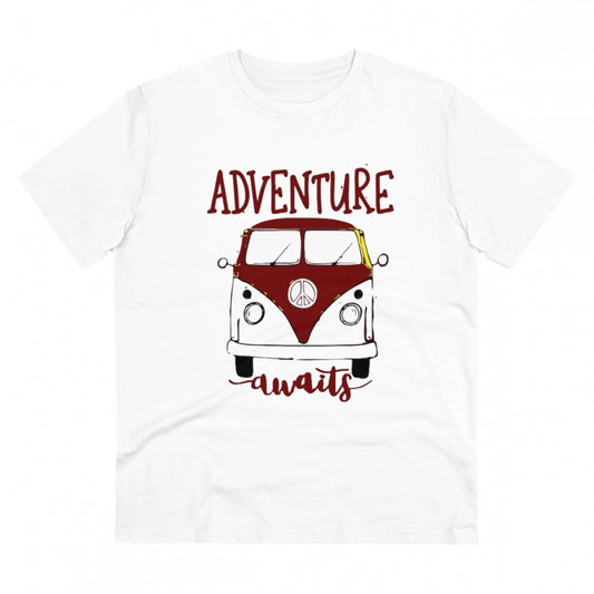Explore The Unseen Printed T-Shirt for Men (Style 2) - White, Round Neck, Half Sleeve - POPNOVA - photo 1