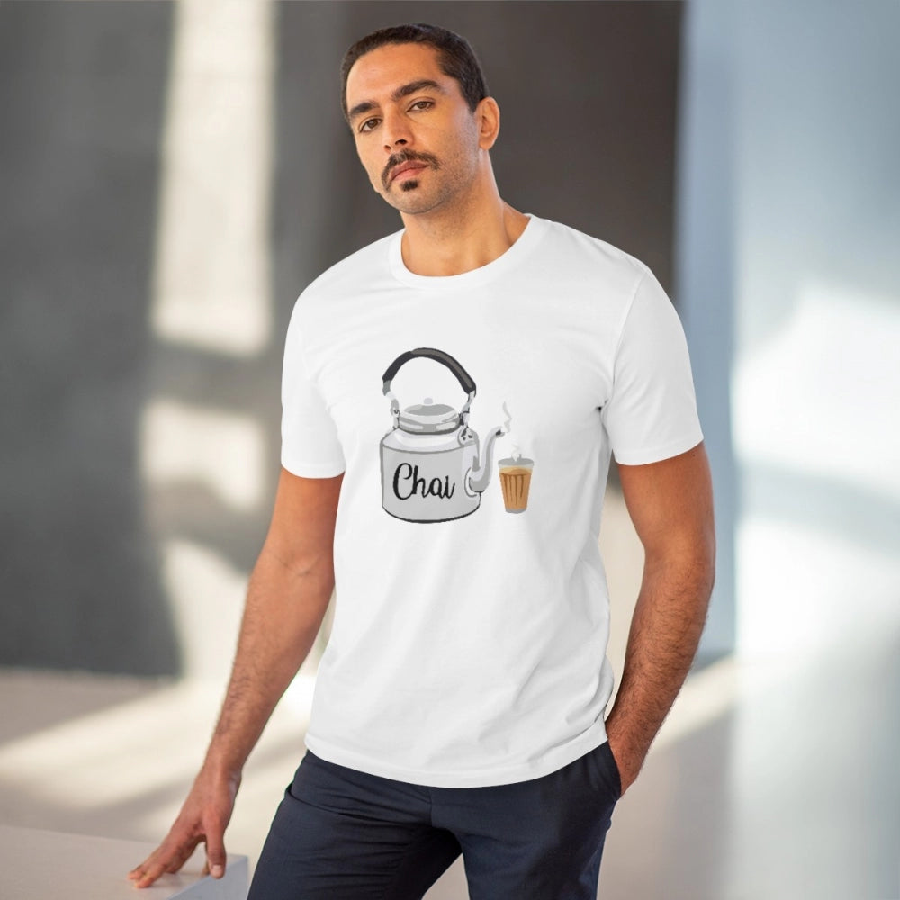 Marathi Design Printed T-Shirt for Men (Style 10) - White, Round Neck, Half Sleeve - POPNOVA - photo 2