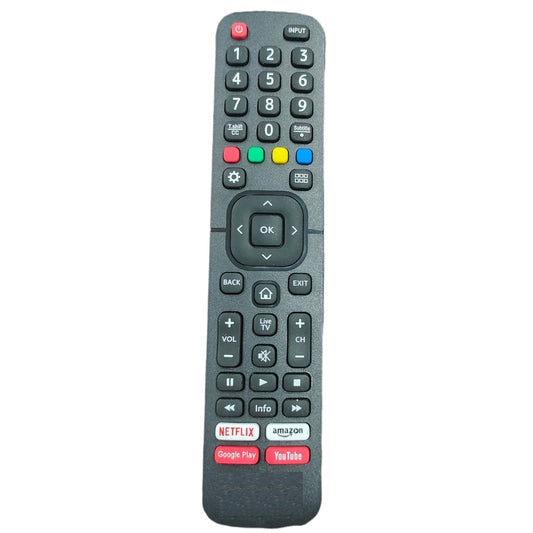 Generic Remote with YouTube, Netflix and Prime Video (No Voice), Compatible with Vu Smart TV LCD/LED Remote (Exactly Same Remote will Only Work) - POPNOVA