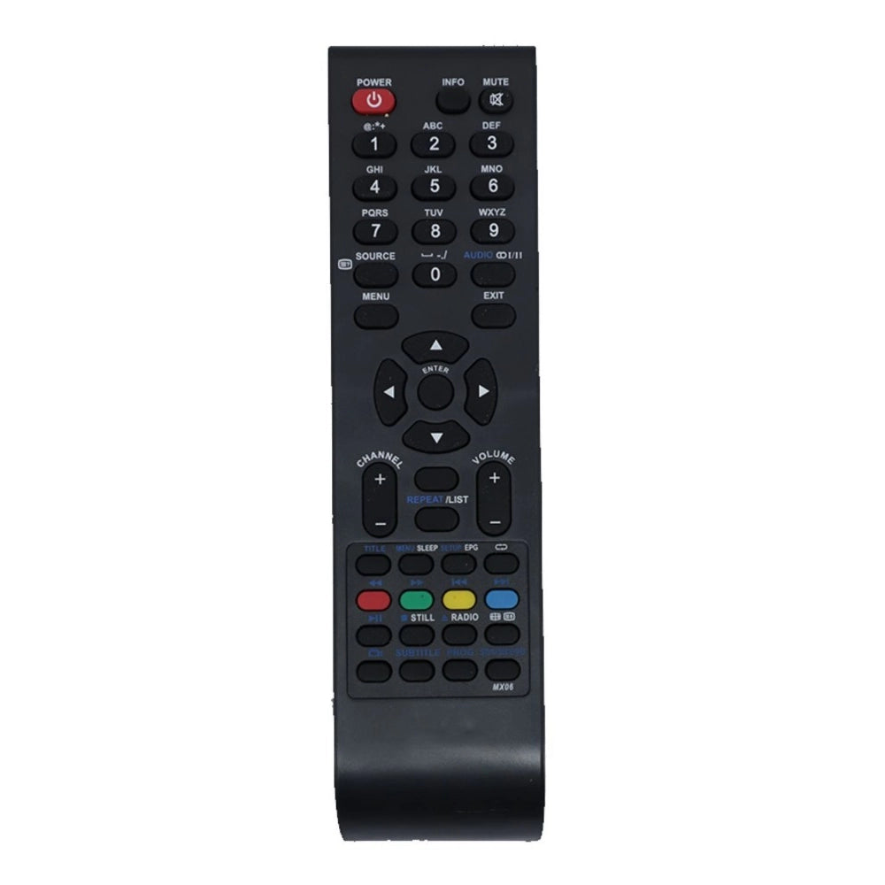 Generic LED/LCD Remote, Compatible with Micromax Reconnect LED Remote Control (Exactly Same Remote will Only Work) - POPNOVA