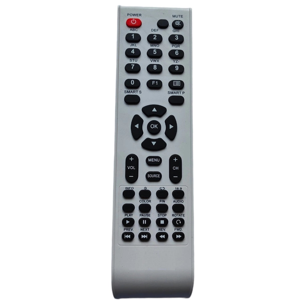 Generic LCD/LED Remote No. RCA06, Compatible with Vu LCD/LED TV Remote Control (Exactly Same Remote will Only Work) - POPNOVA