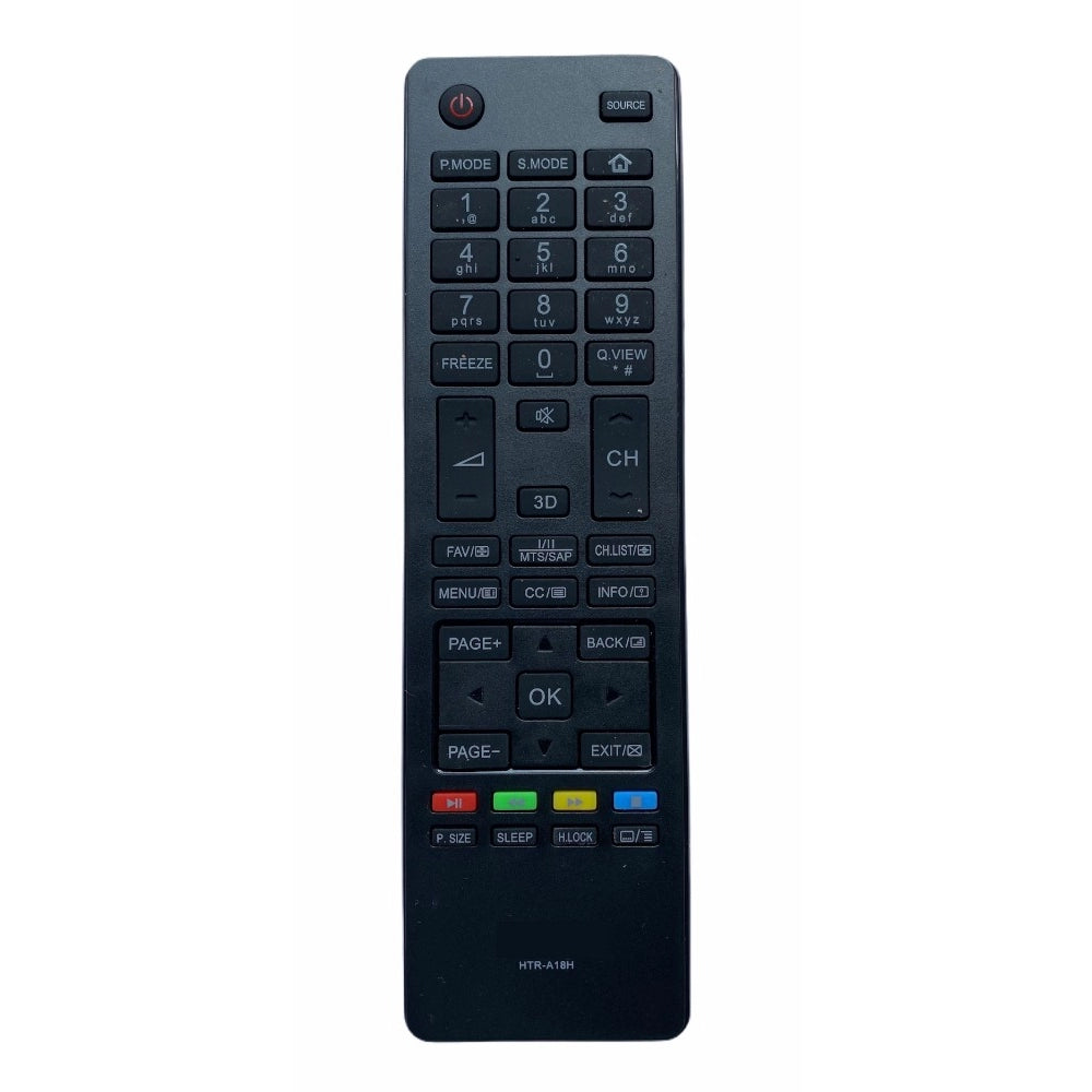 Generic LED/LCD Remote No. 18H, Compatible with Haier LCD/LED TV Remote Control (Exactly Same Remote will Only Work) - POPNOVA