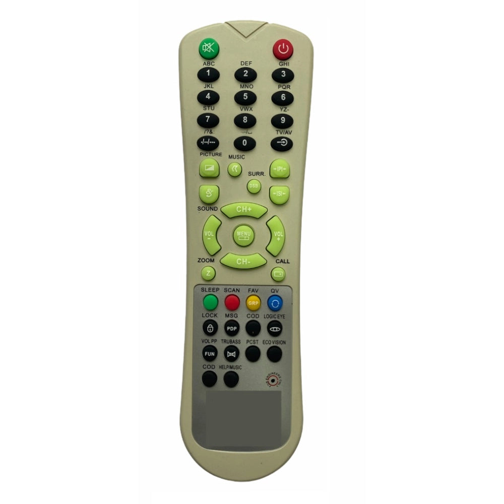 Generic CRT TV Remote No. URC51, Compatible with Akai CRT TV Remote (Exactly Same Remote will Only Work) - POPNOVA