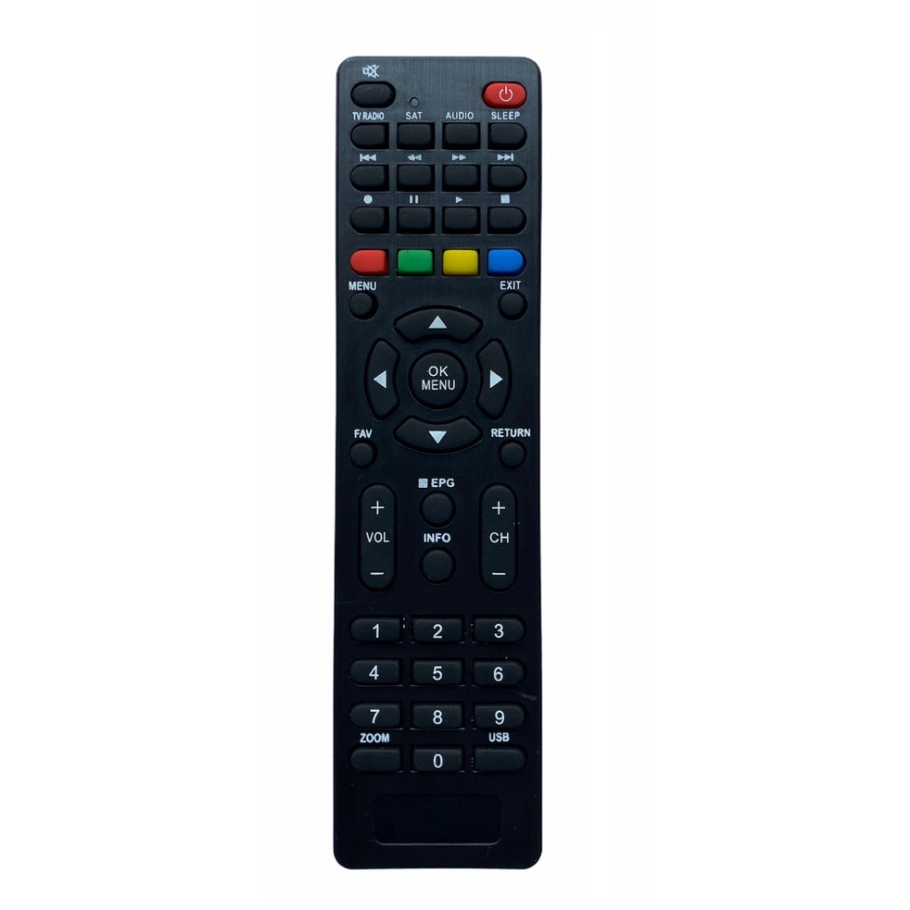 Generic DTH Remote with EPG Function, Compatible with Free Dish (with WiFi) Remote (Exactly Same Remote will Only Work) - POPNOVA