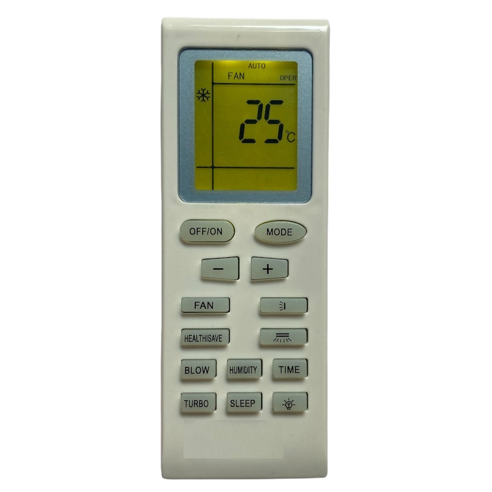 Generic AC Remote No. 18 (with Backlight), Compatible for Voltas AC Remote Control (Exactly Same Remote will Only Work) - POPNOVA