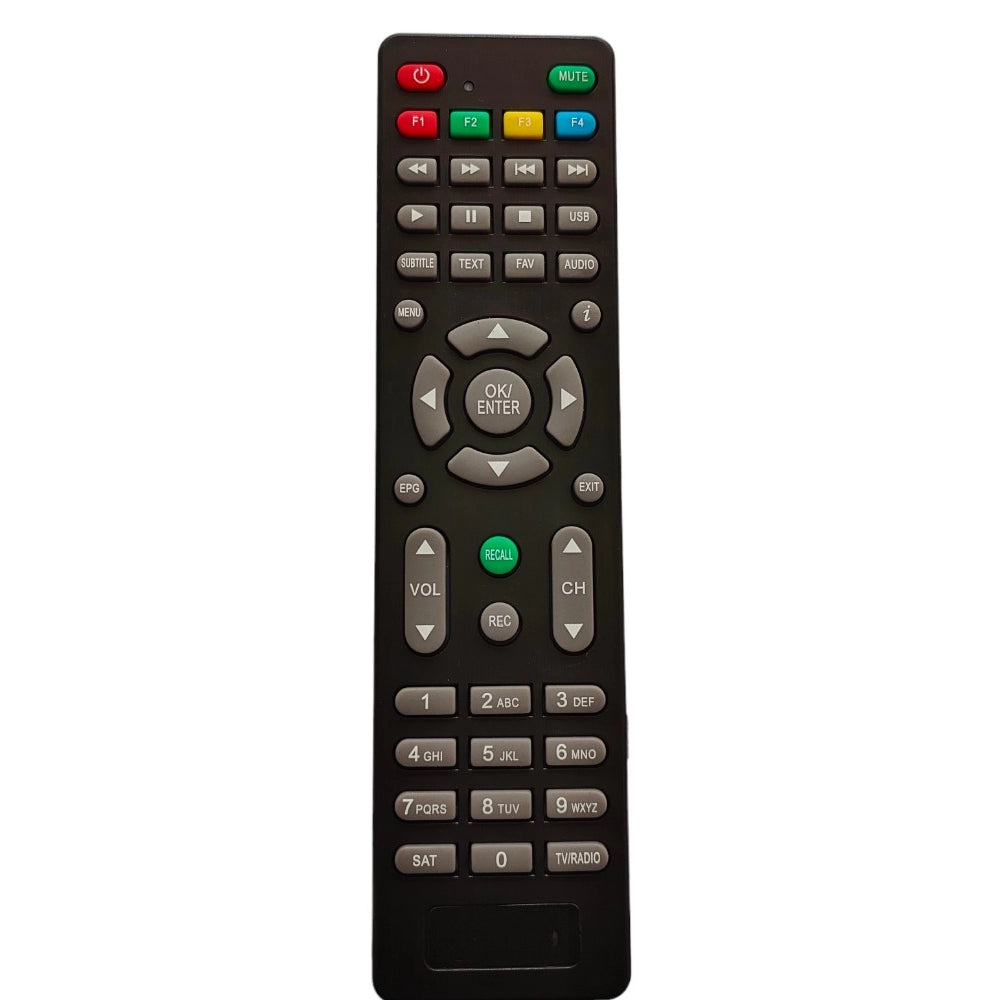 Generic DTH Remote, Compatible with Feltron Free Dish DTH (with WiFi) Remote (Exactly Same Remote will Only Work) - POPNOVA