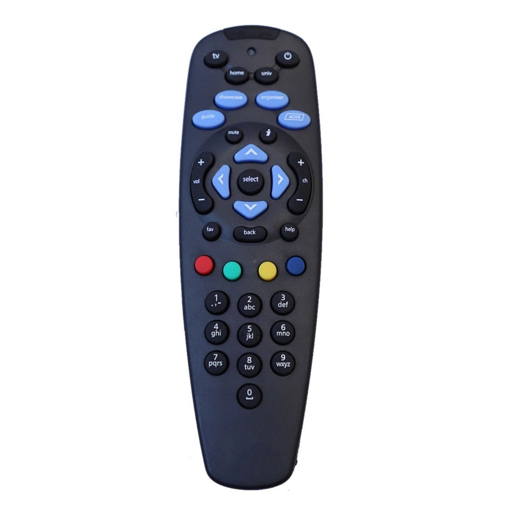 Generic DTH Set Top Box Remote (Black) without Recording Feature, Compatible with Tata Sky SD/HD/HD+/4K DTH Set Top Box Remote Control (Pairing Required to Sync TV Functions) - POPNOVA