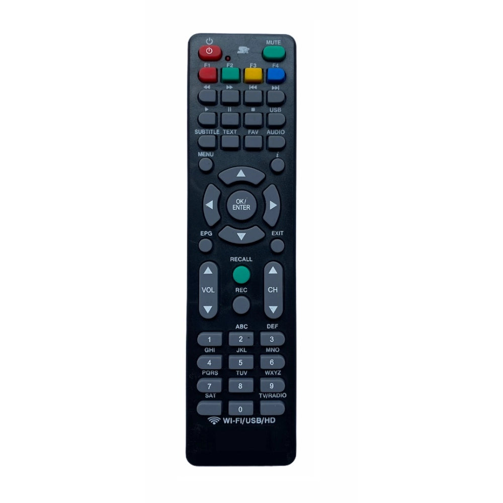 Generic DTH Remote, Compatible with Kingstar, i-Zone, Manthan Free Dish DTH (with WiFi) Remote (Exactly Same Remote will Only Work) - POPNOVA