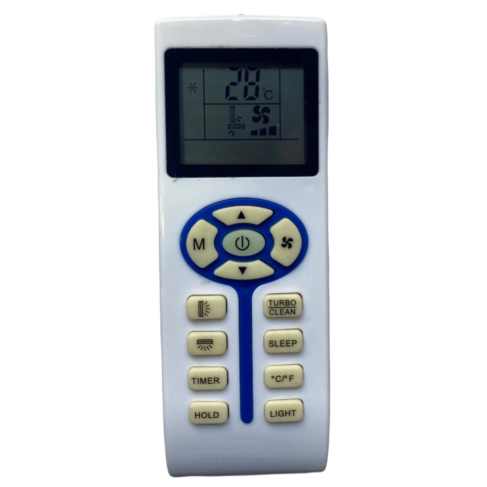 Generic Remote No. 7B, Compatible with Voltas AC Remote Control Model (Exactly Same Remote will Only Work) - POPNOVA