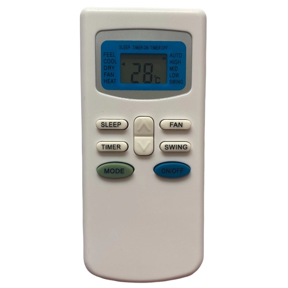 Generic Remote No. 126, Compatible with Toshiba AC Remote Control (Exactly Same Remote will Only Work) - POPNOVA