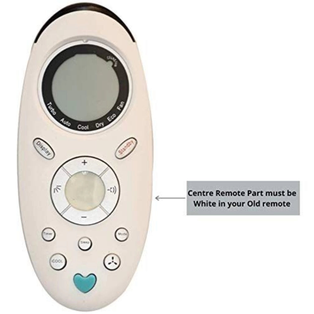 Generic Remote No. 131, Compatible with Haier AC Remote Control (Exactly Same Remote will Only Work) - POPNOVA