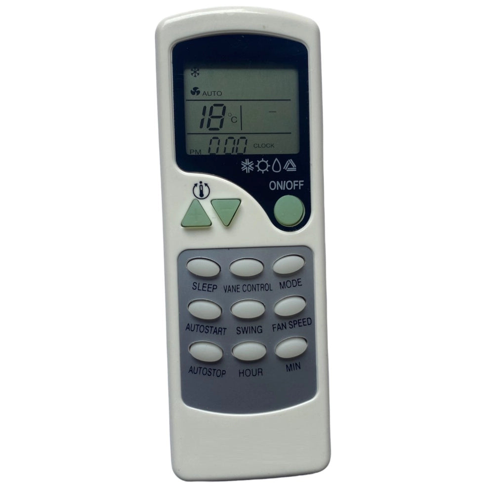Generic Remote No. 7A, Compatible with Carrier AC Remote Control (Exactly Same Remote will Only Work) - POPNOVA
